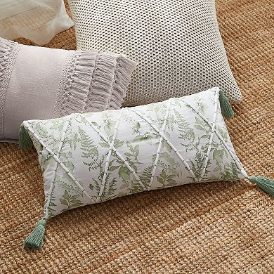 Peri Botanical Fern Decorative Pillow