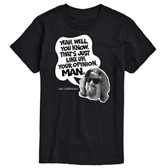 Men's The Big Lebowski Your Opinion Man Tee