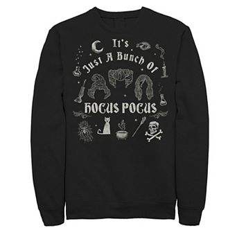 Disney's Hocus Pocus Big & Tall It's A Bunch Doodles Fleece Sweatshirt