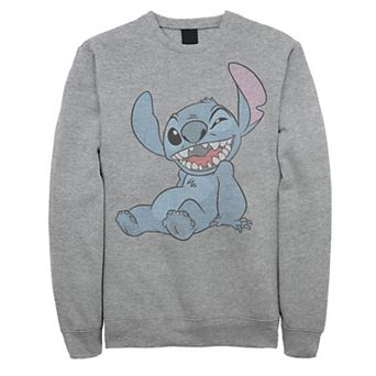 Disney's Lilo & Stitch Big & Tall Pop Art Comic Stitch Fleece Sweatshirt