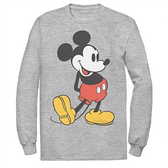 Disney's Mickey Mouse Big & Tall Vintage Leg Kick Long Sleeve Tee