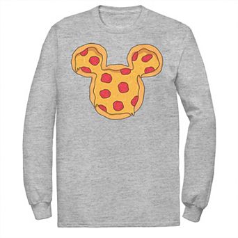 Disney's Mickey & Friends Big & Tall Mickey Pizza Ears Long Sleeve Tee