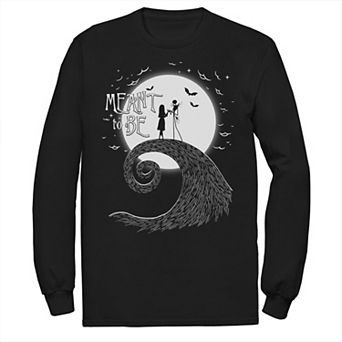 Disney's The Nightmare Before Christmas Big & Tall Jack And Sally Long Sleeve Tee