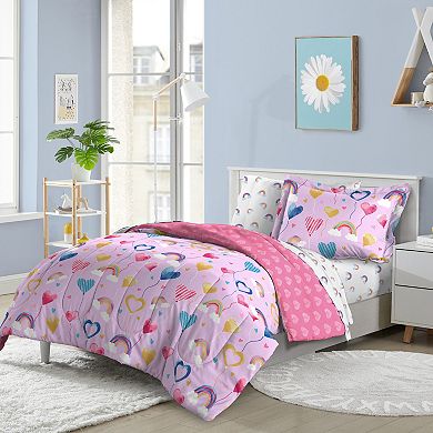 Dream Factory Balloon Hearts Comforter Set