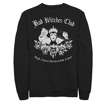 Disney's Villains Big & Tall Bad Witches Club Group Shot Fleece Graphic Pullover