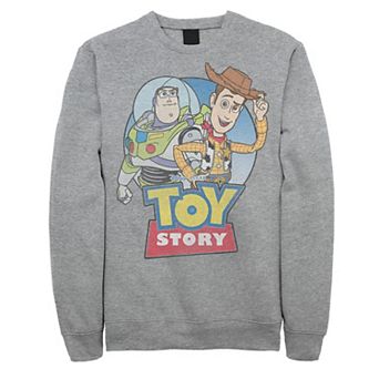 Disney / Pixar Toy Story Big & Tall Logo Buzz And Woody Fleece Sweatshirt