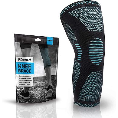 Powerlix Knee Compression Sleeve for Men & Women for Knee Pain/Support & Sports