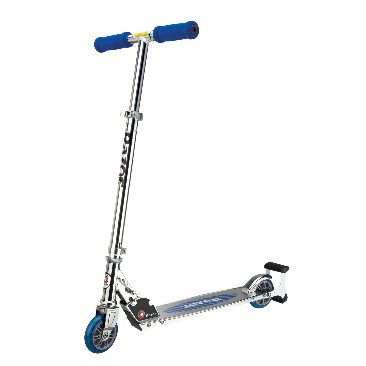 blue scooter