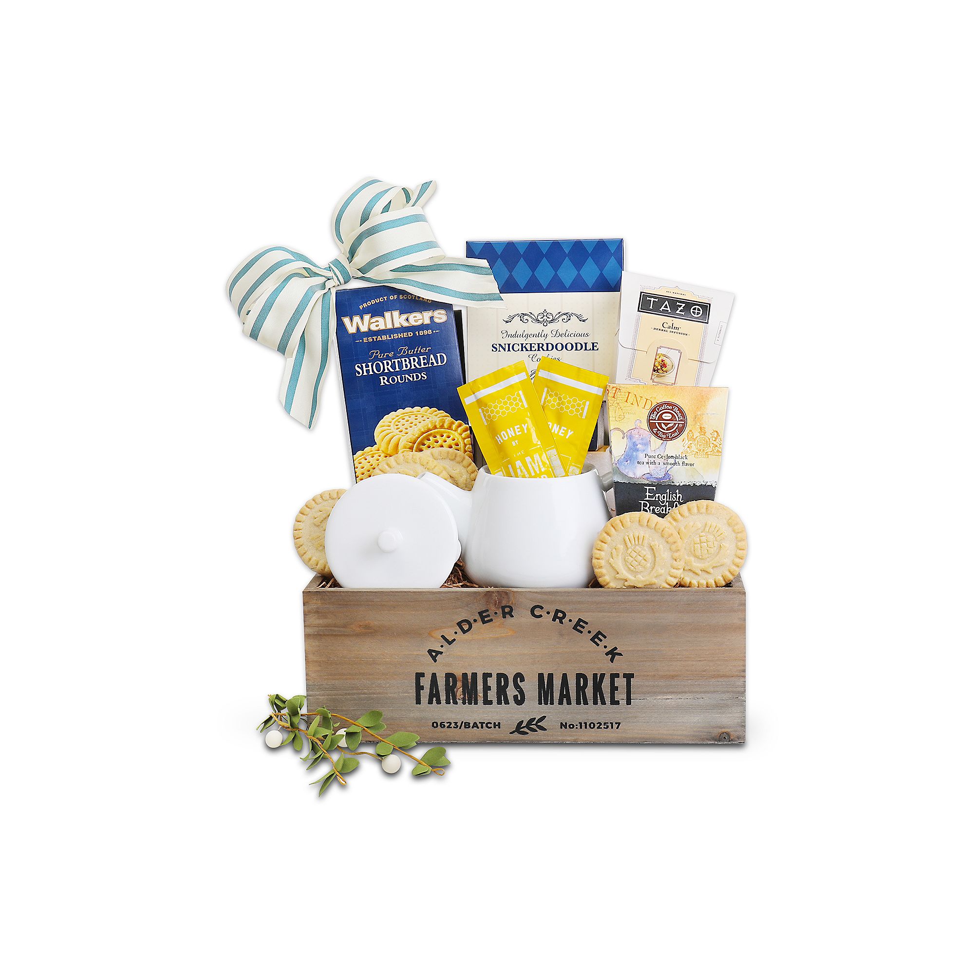 Alder Creek Gift Baskets Time for Tea! Tray Gift, Multi