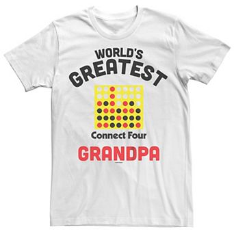 Men's Connect Four World's Greatest Grandpa Graphic Tee