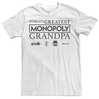 Men's Monopoly World's Greatest Grandpa Graphic Tee