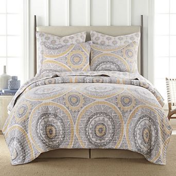 Levtex Home Luiza Ochre Quilt Set with Shams