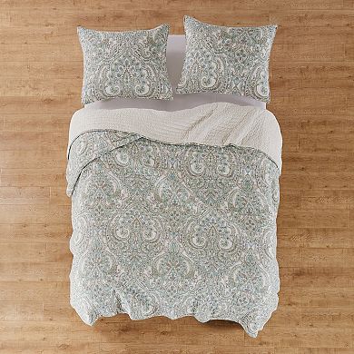 Levtex Home Assisi Green Quilt Set with Shams