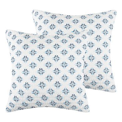 Levtex Home Laure Indigo Quilt Set with Shams