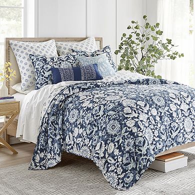 Levtex Home Laure Indigo Quilt Set with Shams