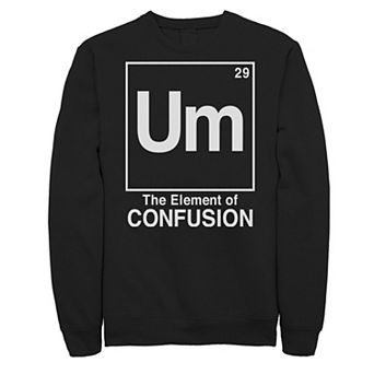Big & Tall Um Element Of Confusion Fleece Sweatshirt