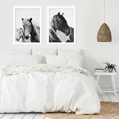 Americanflat 2-pc. Framed Print Wall Art - Wild Horses