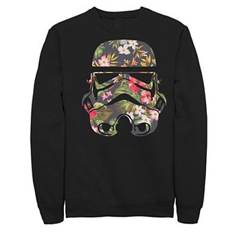 Big & Tall Star Wars Stormtrooper Flower Filled Helmet Fleece Sweatshirt