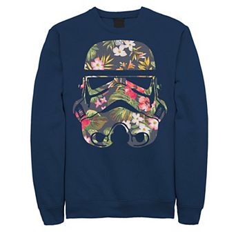 Big & Tall Star Wars Stormtrooper Flower Filled Helmet Fleece Sweatshirt