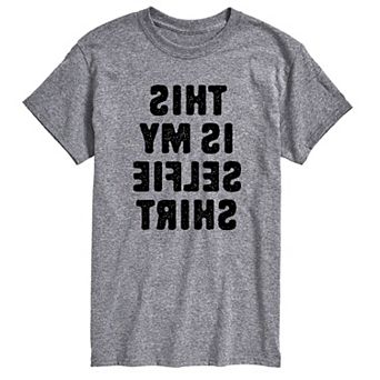 Big & Tall This Is My Selfie Shirt Graphic Tee