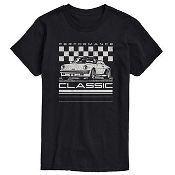Big & Tall Performance Classic Car Graphic Tee