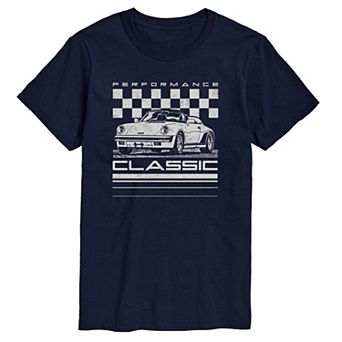 Big & Tall Performance Classic Car Graphic Tee