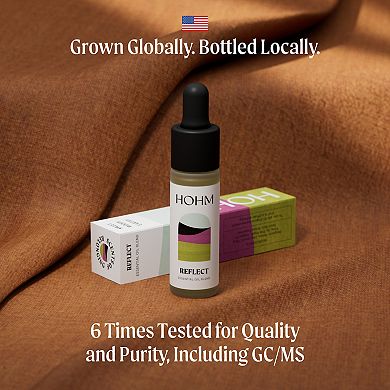 Hohm Reflect Essential Oil Blend - Natural, Pure Essential Oil for Your Home Diffuser - With Bergamot, Vetiver, Lime, and Ylang Ylang - 15 mL