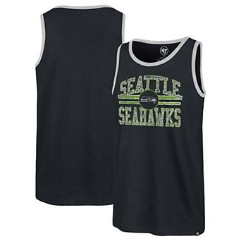 Men's '47 College Navy Seattle Seahawks Winger Franklin Tank Top