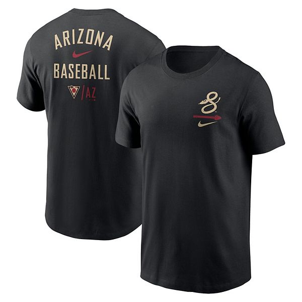 Men's Nike Black Arizona Diamondbacks City Connect 2-Hit T-Shirt