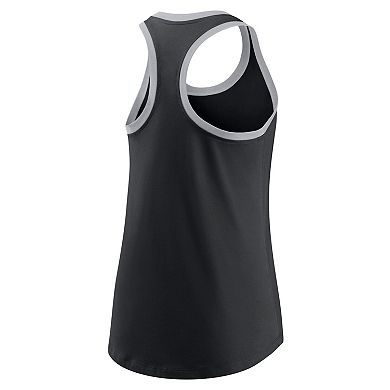 Women's Nike Black Chicago White Sox City Connect Tri-Blend Tank Top