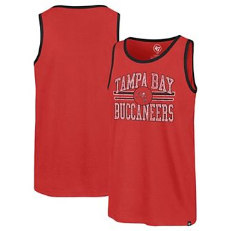 Men's '47 Red Tampa Bay Buccaneers Winger Franklin Tank Top