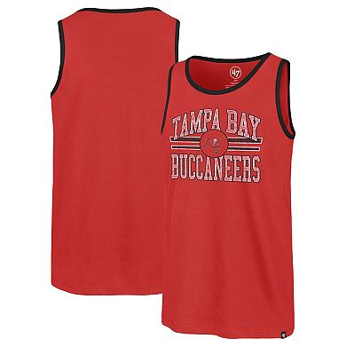 Men's '47 Red Tampa Bay Buccaneers Winger Franklin Tank Top