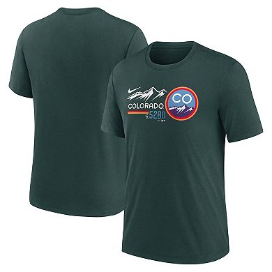 Men's Nike  Colorado Rockies City Connect Tri-Blend T-Shirt