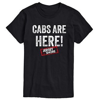 Big & Tall Jersey Shore Cabs Are Here Graphic Tee