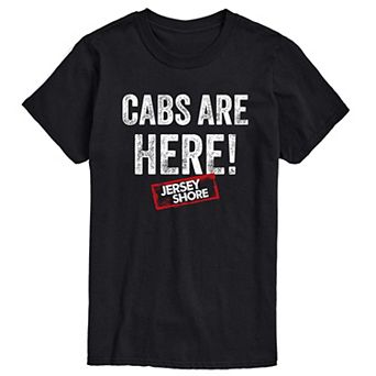 Big & Tall Jersey Shore Cabs Are Here Graphic Tee