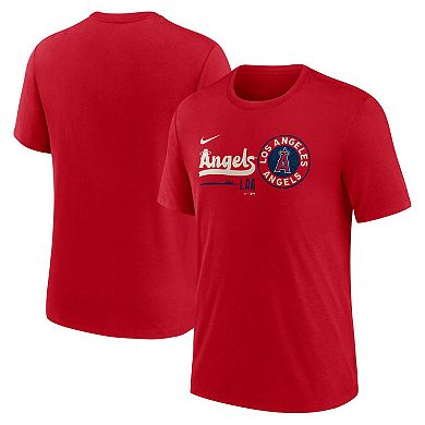 Men's Nike  Los Angeles Angels City Connect Tri-Blend T-Shirt