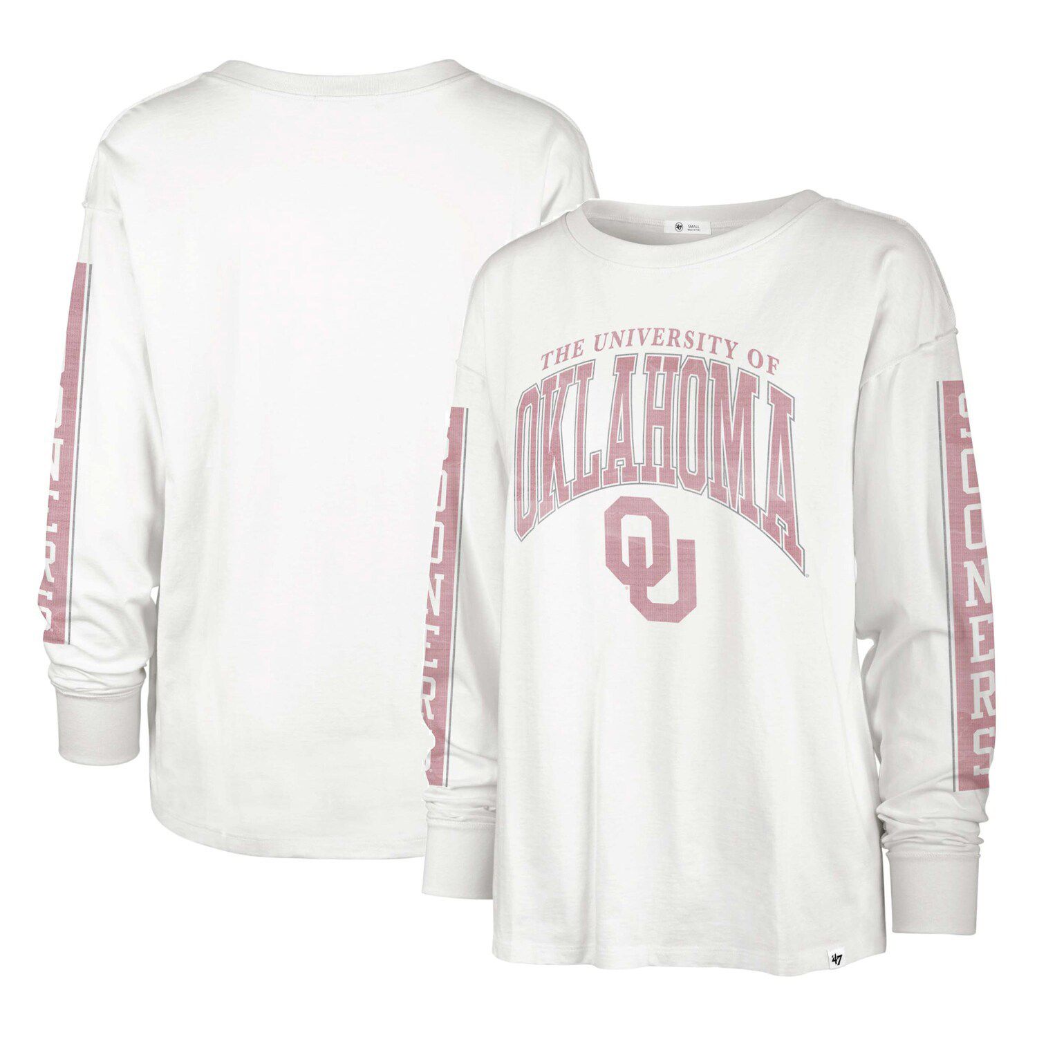 Women's '47 White San Francisco 49ers Statement-Long Sleeve T-Shirt 