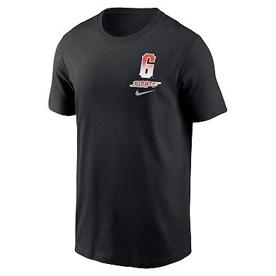 Men's Nike  Black San Francisco Giants City Connect 2-Hit T-Shirt