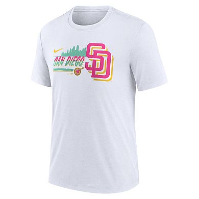 Men's Nike  San Diego Padres City Connect Tri-Blend T-Shirt