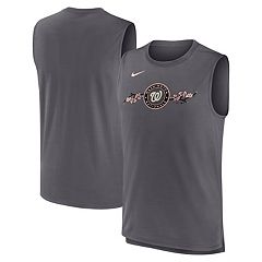 Men's Nike Stock Muscle Tank - Black/White - Size L