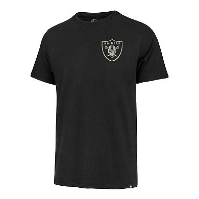 Men's '47 Black Las Vegas Raiders Turn Back Franklin T-Shirt