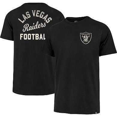 Men's '47 Black Las Vegas Raiders Turn Back Franklin T-Shirt