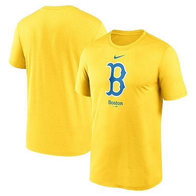 Men's Nike Gold Boston Red Sox City Connect Logo T-Shirt