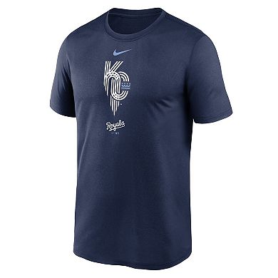 Men's Nike Navy Kansas City Royals City Connect Logo T-Shirt