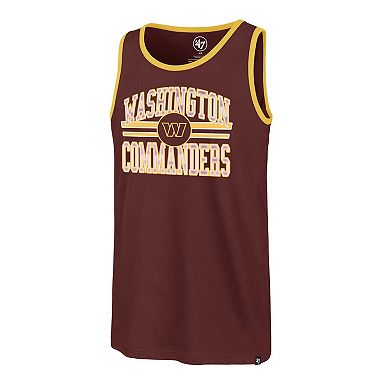 Men's '47 Burgundy Washington Commanders Winger Franklin Tank Top