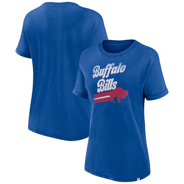 Women's Buffalo Bills Fanatics Branded Royal Over Under Pullover Hoodie