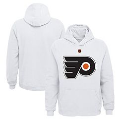 Women's Fanatics Branded Black/Orange Philadelphia Flyers Script Fleece Full-Zip Hoodie
