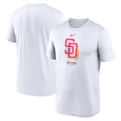 Men's Nike White San Diego Padres City Connect Logo T-Shirt