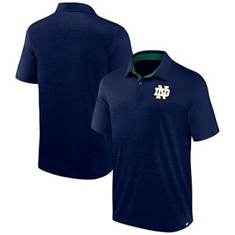Men's Fanatics Branded Heather Navy Notre Dame Fighting Irish Classic Homefield Polo