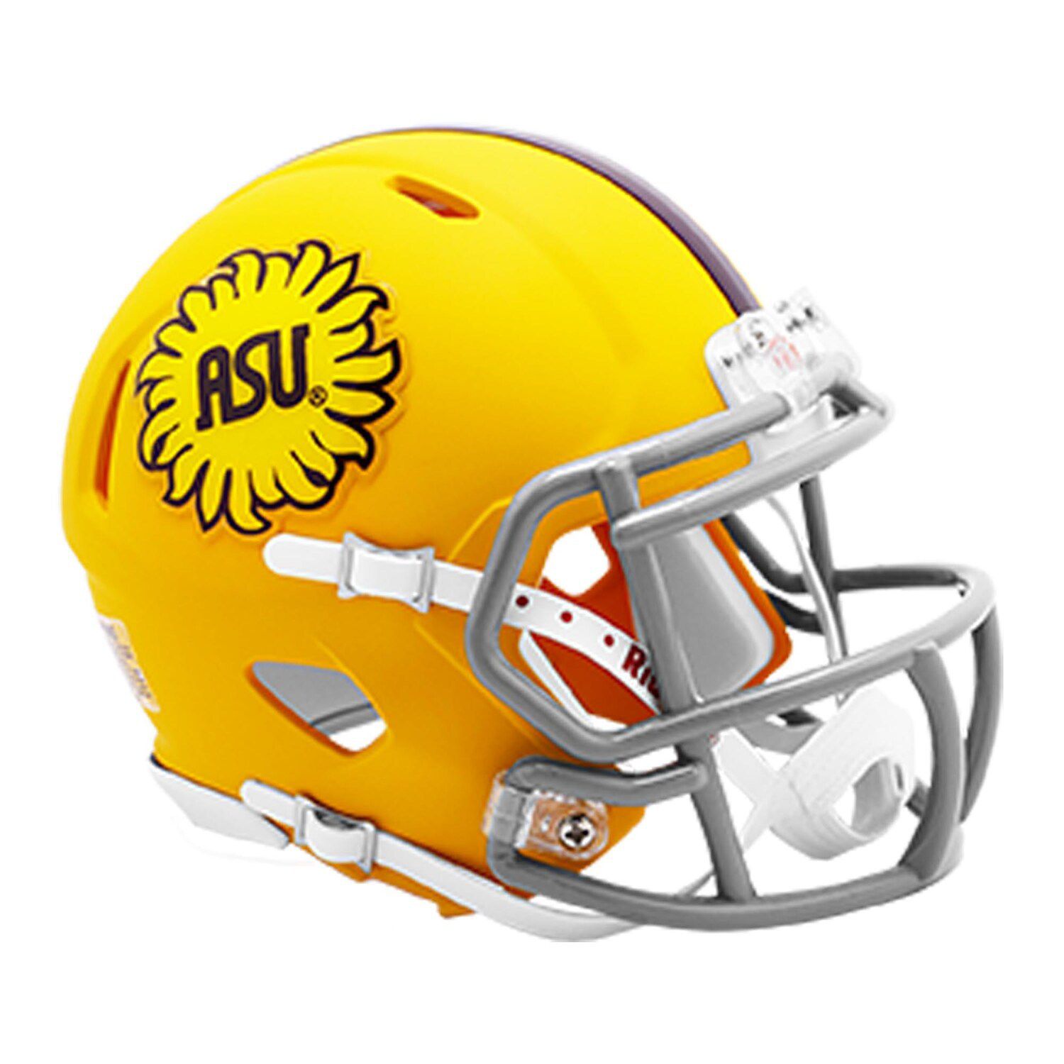 LSU Tigers Alternate White NCAA Revolution SPEED Mini Helmet